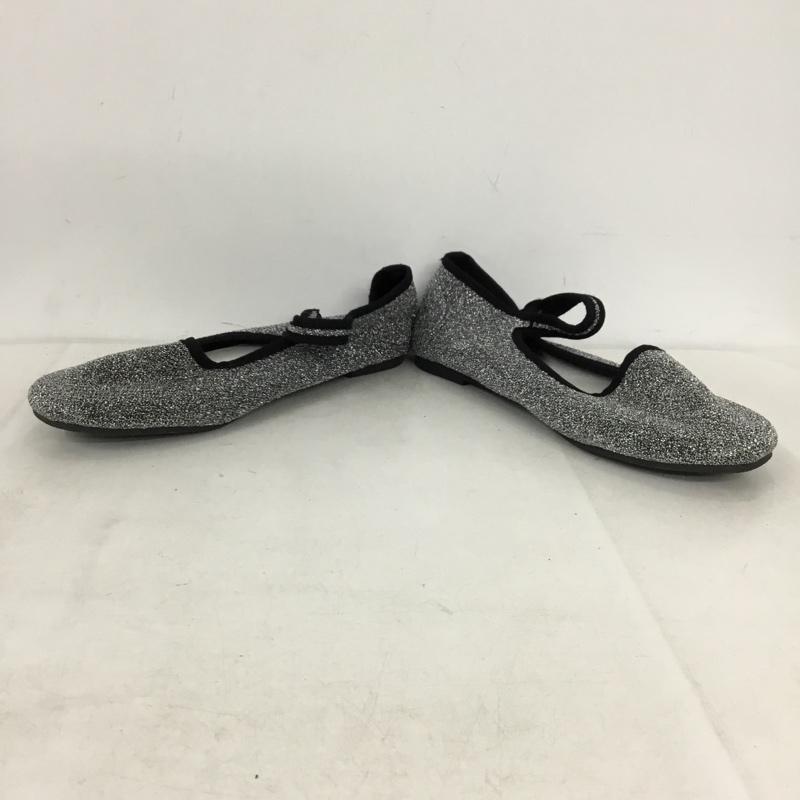 ローリーズファーム LOWRYS FARM パンプス パンプス フラットシューズ ストラップ M 無地 銀 / シルバー / silver color レディース USED 古着 中古 10156888