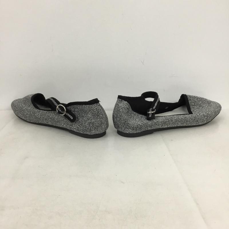 ローリーズファーム LOWRYS FARM パンプス パンプス フラットシューズ ストラップ M 無地 銀 / シルバー / silver color レディース USED 古着 中古 10156888