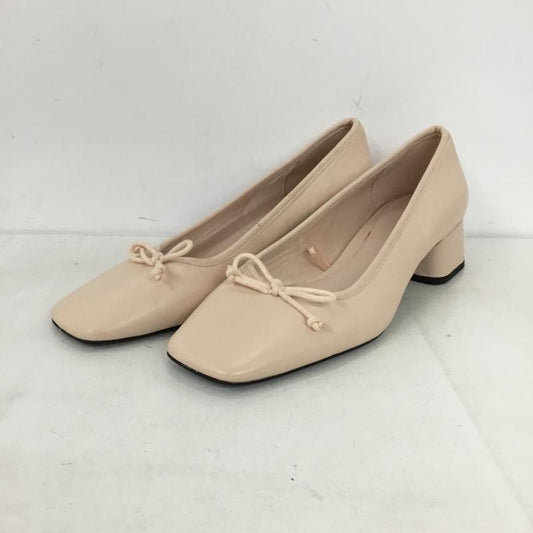 ザラ ZARA パンプス パンプス 1517 110 098 ヒール スクエアトゥ 37 無地 桃 / ピンク / pink レディース USED 古着 中古 10156892