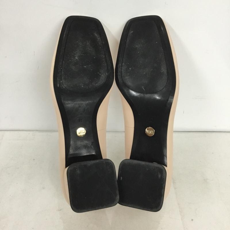 ザラ ZARA パンプス パンプス 1517 110 098 ヒール スクエアトゥ 37 無地 桃 / ピンク / pink レディース USED 古着 中古 10156892