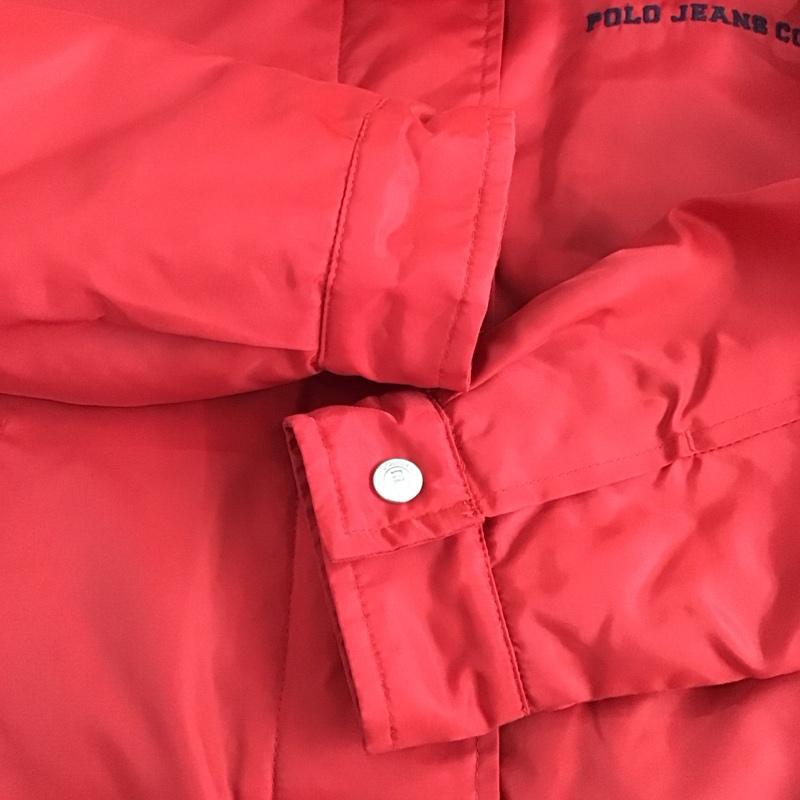 ポロジーンズ Polo Jeans Co. ジャケット、上着 ジャンパー、ブルゾン ジップアップジャケット ナイロンジャケット アウター S ロゴ、文字 赤 / レッド / red レディース USED 古着 中古 10156895
