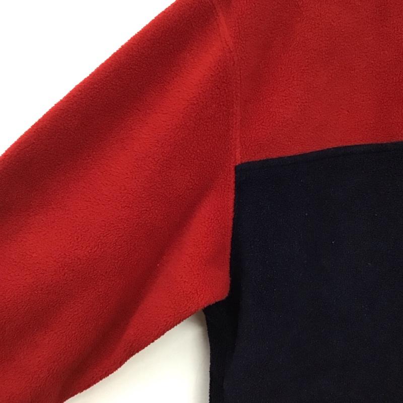 ローレンラルフローレン LAUREN RALPH LAUREN ジャケット、上着 ジャンパー、ブルゾン フリースジャケット プルオーバージャケット S ロゴ、文字 赤 / レッド / red X 紺 / ネイビー / navy メンズ USED 古着 中古 10156898