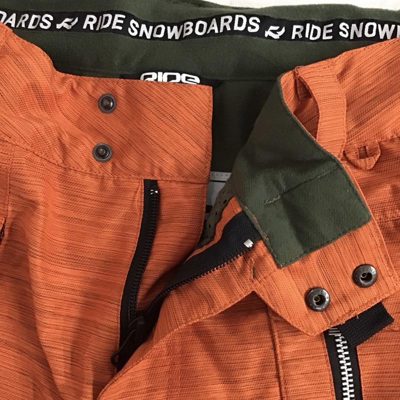 ライド RIDE パンツ ワークパンツ、ペインターパンツ ワークパンツ ワイドパンツ カジュアルパンツ スポーツウェア M ロゴ、文字 橙 / オレンジ / orange メンズ USED 古着 中古 10156899