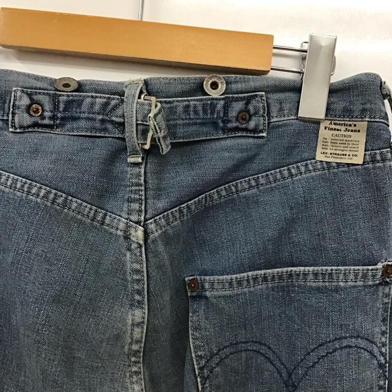 リーバイストラウスアンドコー Levi Strauss & co. パンツ デニム、ジーンズ デニムパンツ ワイドパンツ カジュアルパンツ 30インチ 無地 インディゴ / インディゴ / Indigo メンズ USED 古着 中古 10156900