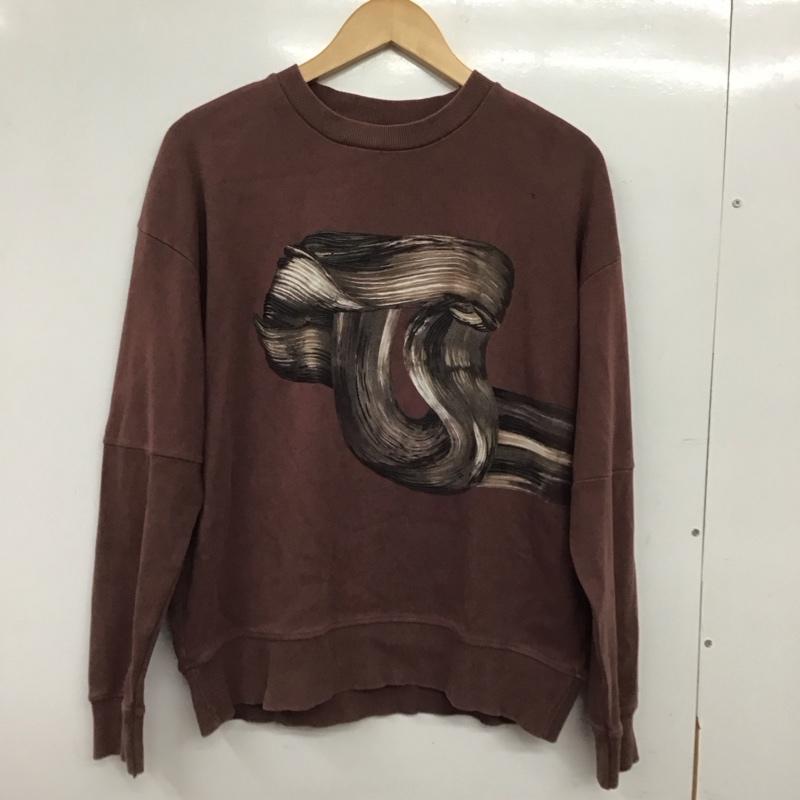 ザラ ZARA トレーナー 長袖 長袖トレーナー スウェット クルーネック プルオーバー M プリント マルチカラー / マルチカラー / multicolor メンズ USED 古着 中古 10156901