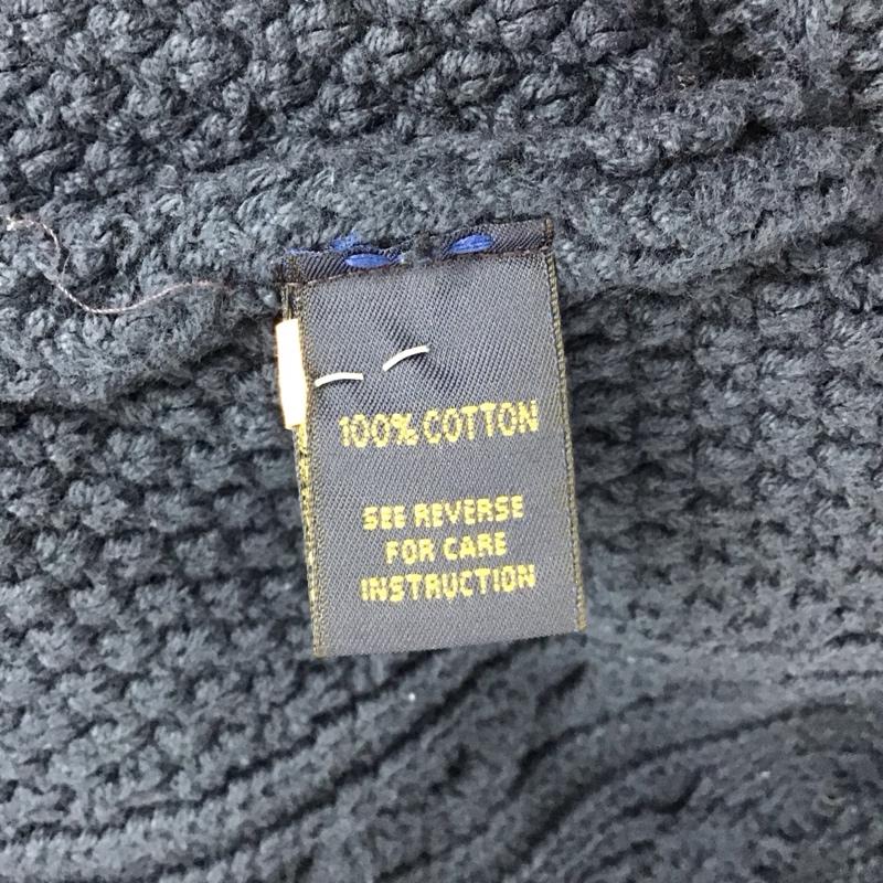 ブルックスブラザーズ BROOKS BROTHERS ニット、セーター 長袖 長袖ニットカットソー クルーネック セーター M  紺 / ネイビー / navy メンズ USED 古着 中古 10156903