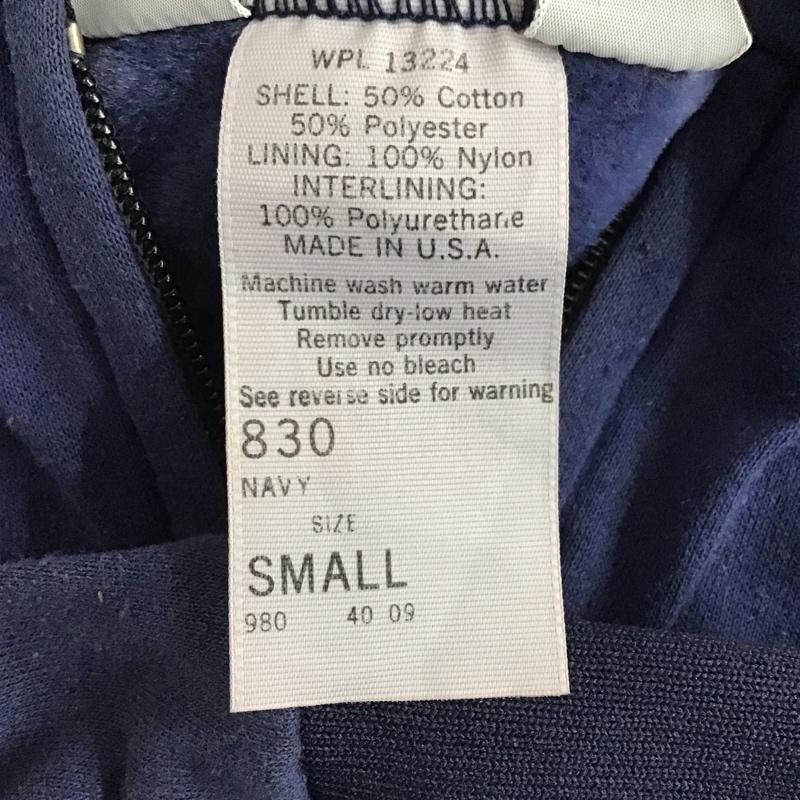 カーハート Carhartt パーカー 長袖 ジップアップパーカー 長袖パーカー カジュアルジャケット S 無地 紺 / ネイビー / navy メンズ USED 古着 中古 10156904