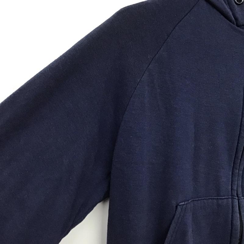 カーハート Carhartt パーカー 長袖 ジップアップパーカー 長袖パーカー カジュアルジャケット S 無地 紺 / ネイビー / navy メンズ USED 古着 中古 10156904