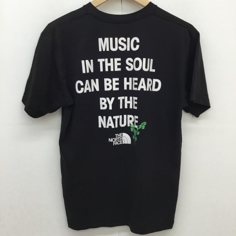 ザノースフェイス THE NORTH FACE Tシャツ 半袖 THE NORTH FACE ノースフェイス×オッシュマンズ×フジロック Tシャツ M ロゴ、文字 黒 / ブラック / black メンズ USED 古着 中古 10156905