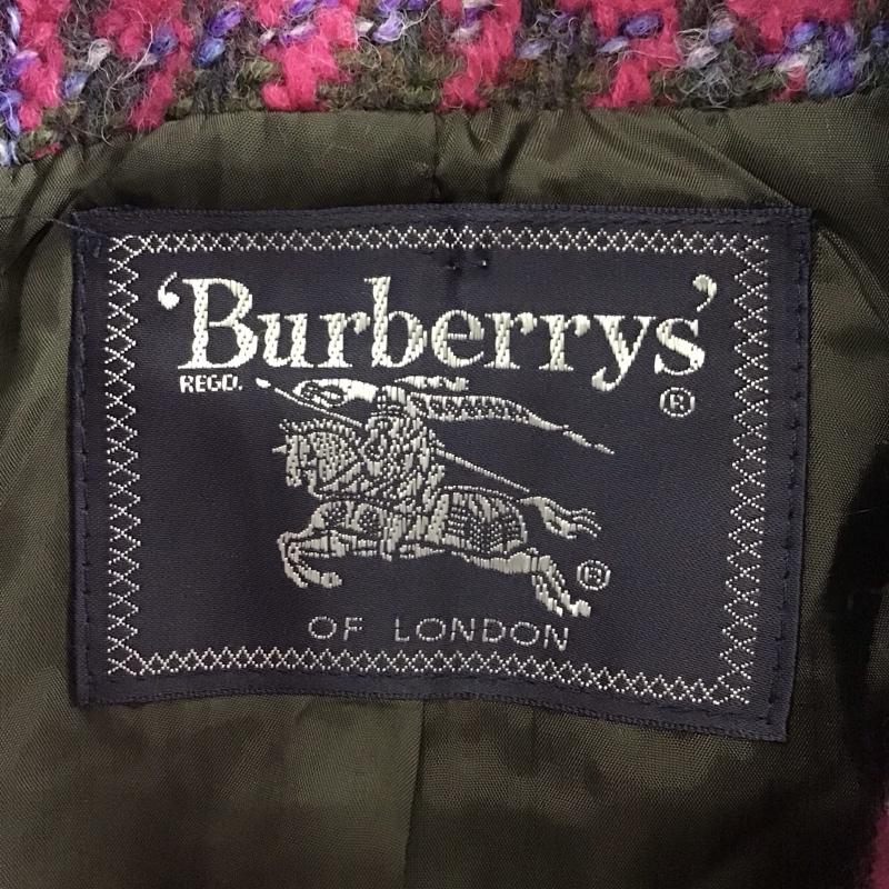バーバリーズ BURBERRYS ジャケット、上着 ジャケット、ブレザー ジップアップジャケット アウター カラージャケット 2 チェック マルチカラー / マルチカラー / multicolor レディース USED 古着 中古 10156906