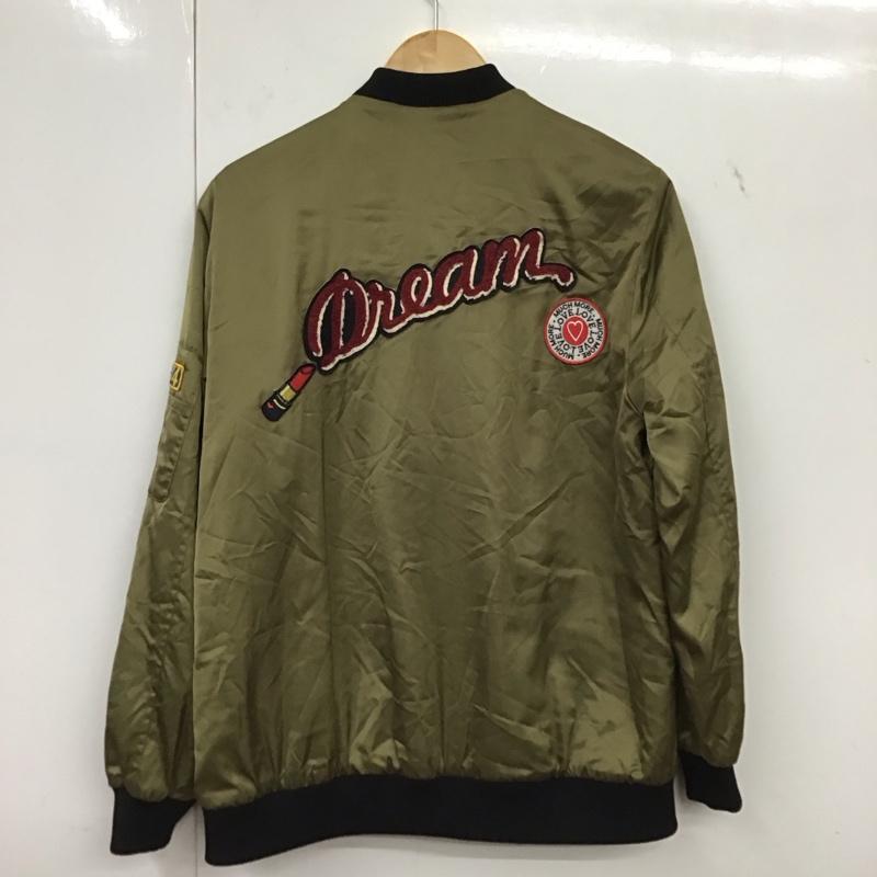ザラティーアールエフ ZARA TRF ジャケット、上着 ジャンパー、ブルゾン ジップアップジャケット ナイロンジャケット アウター M ロゴ、文字 カーキ / カーキ / khaki レディース USED 古着 中古 10156907