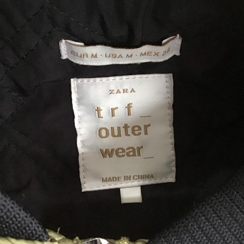 ザラティーアールエフ ZARA TRF ジャケット、上着 ジャンパー、ブルゾン ジップアップジャケット ナイロンジャケット アウター M ロゴ、文字 カーキ / カーキ / khaki レディース USED 古着 中古 10156907