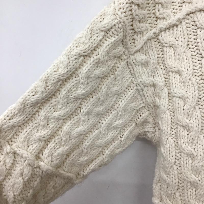 ザラ ZARA ニット、セーター 長袖 長袖ニットカットソー タートルネック セーター S  アイボリー / アイボリー / レディース USED 古着 中古 10156909
