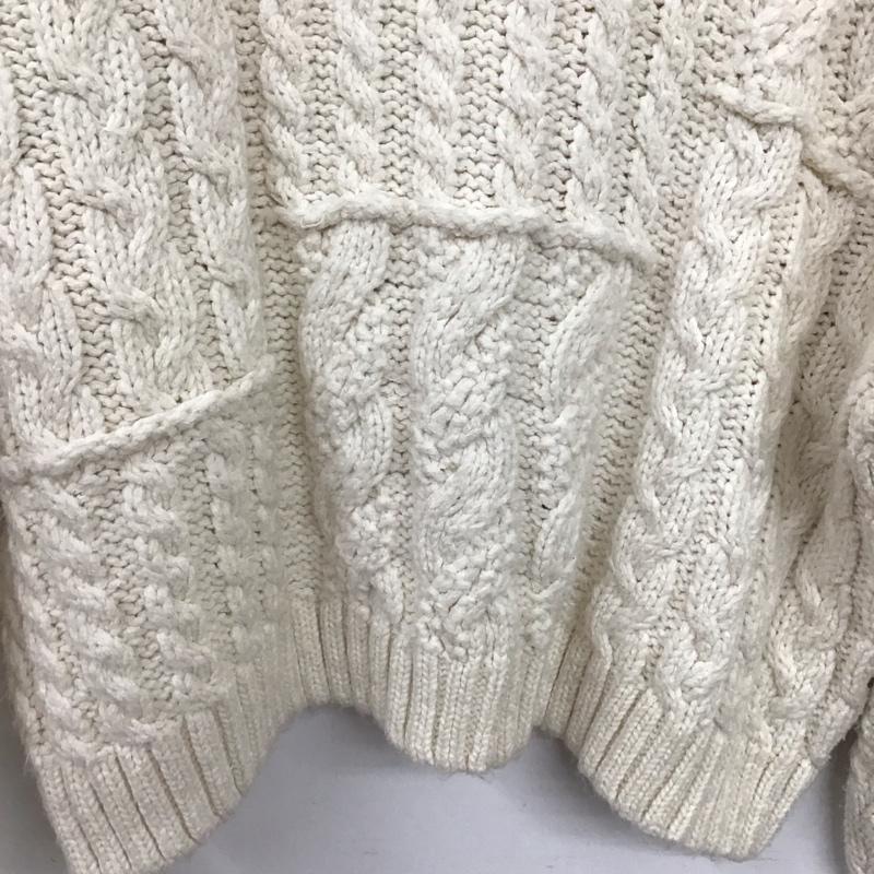 ザラ ZARA ニット、セーター 長袖 長袖ニットカットソー タートルネック セーター S  アイボリー / アイボリー / レディース USED 古着 中古 10156909