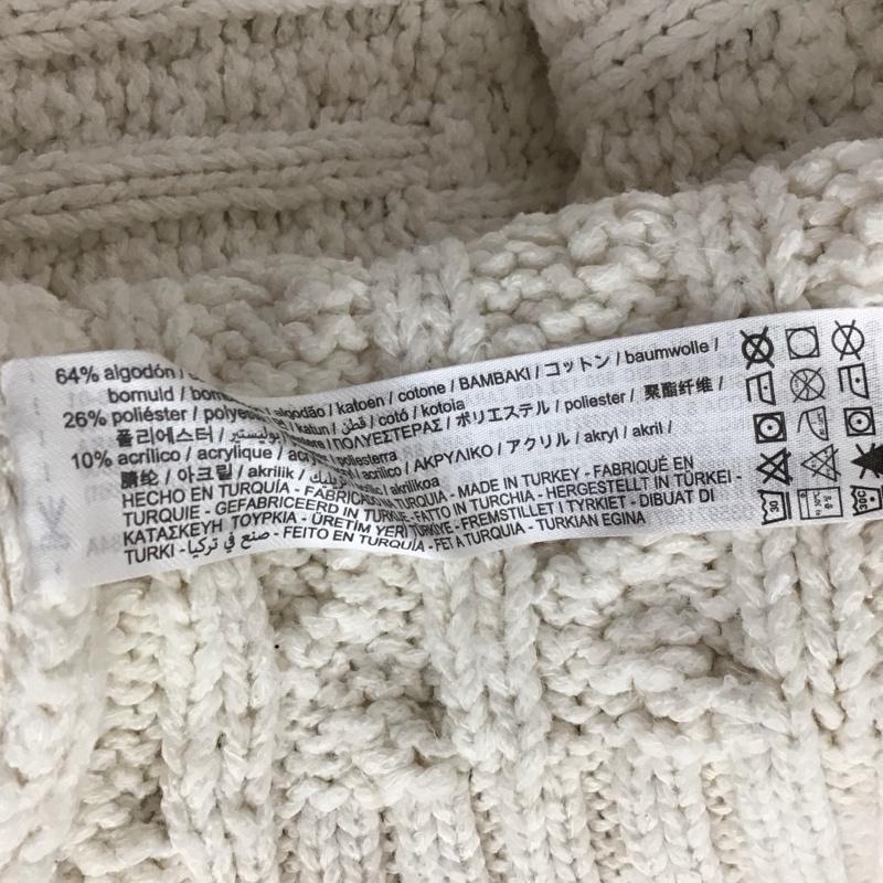 ザラ ZARA ニット、セーター 長袖 長袖ニットカットソー タートルネック セーター S  アイボリー / アイボリー / レディース USED 古着 中古 10156909