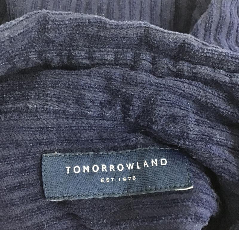 トゥモローランド TOMORROWLAND シャツ、ブラウス 長袖 長袖シャツ コーデュロイシャツ カジュアルシャツ S 無地 紺 / ネイビー / navy レディース USED 古着 中古 10156910