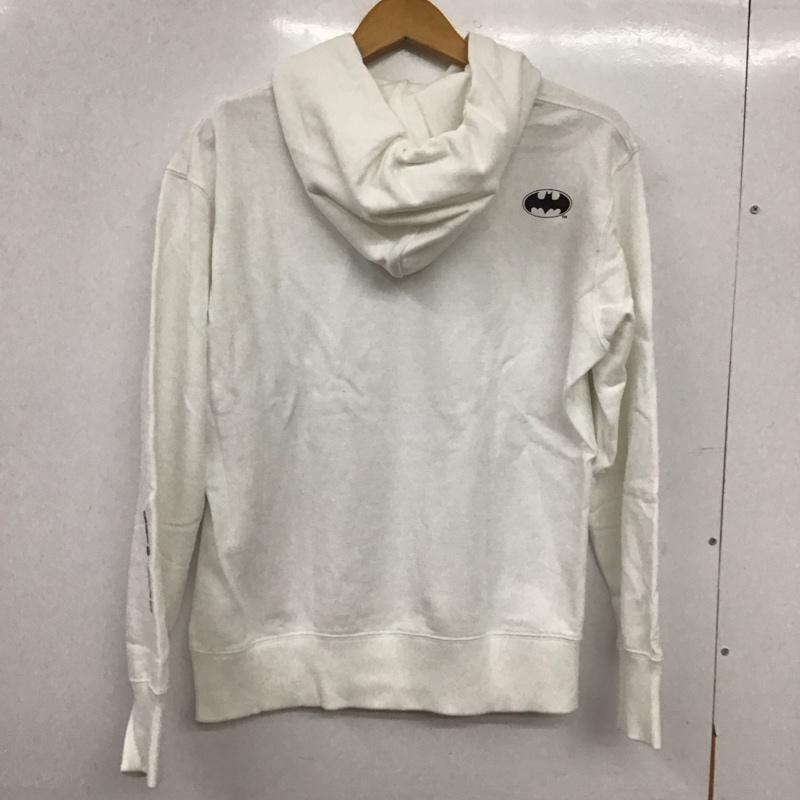 ユニクロ UNIQLO パーカー 長袖 長袖パーカー プルオーバーパーカー スウェット M ロゴ、文字 白 / ホワイト / white レディース USED 古着 中古 10156911