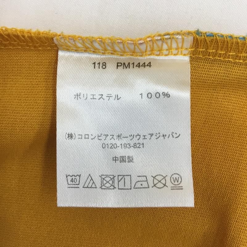コロンビア Columbia Tシャツ 半袖 Columbia CAMP 半袖 Tシャツ イエロー XL ロゴ、文字 黄 / イエロー / yellow メンズ USED 古着 中古 10156914
