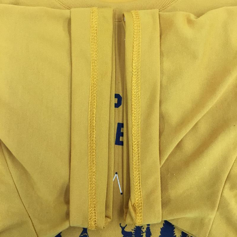 コロンビア Columbia Tシャツ 半袖 Columbia CAMP 半袖 Tシャツ イエロー XL ロゴ、文字 黄 / イエロー / yellow メンズ USED 古着 中古 10156914