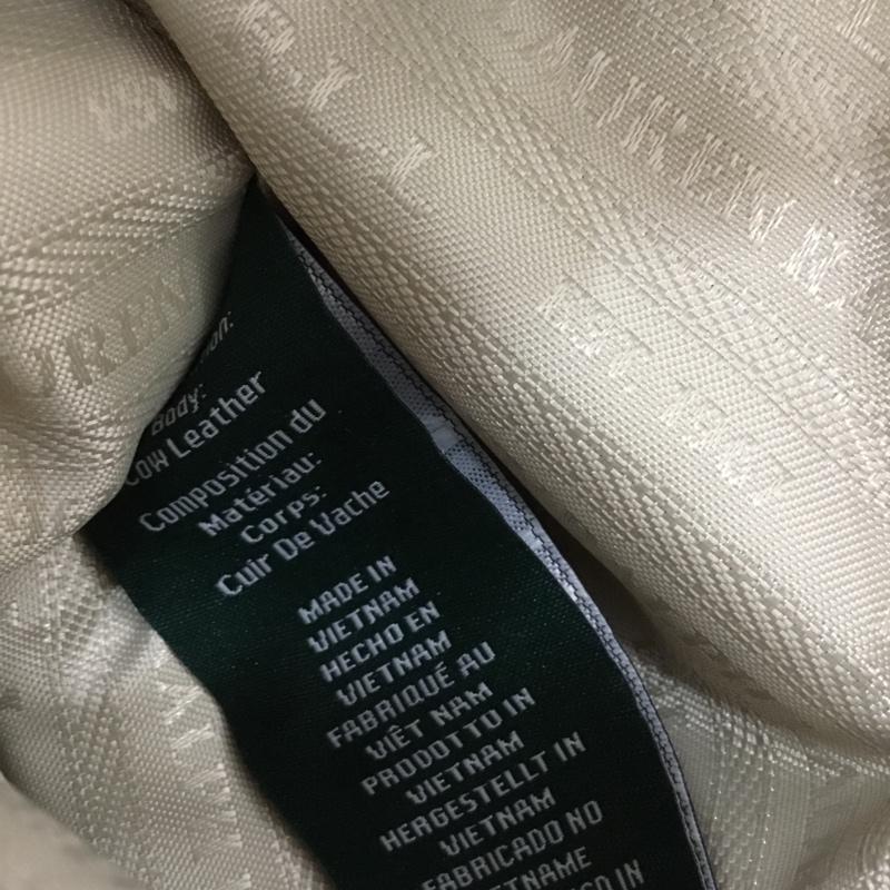 ローレンラルフローレン LAUREN RALPH LAUREN ショルダーバッグ ショルダーバッグ 牛革 レザー ロゴ、文字 茶 / ブラウン / brown レディース USED 古着 中古 10156918