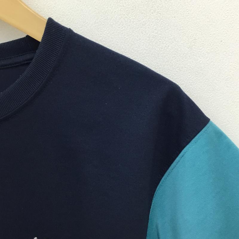 コロンビア Columbia カットソー 半袖 Columbia アーバン ハイク 半袖 カットソー PM0746 S ロゴ、文字 紺 / ネイビー / navy メンズ USED 古着 中古 10156921