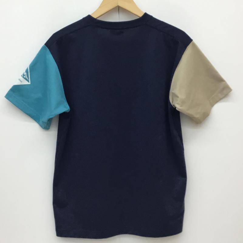 コロンビア Columbia カットソー 半袖 Columbia アーバン ハイク 半袖 カットソー PM0746 S ロゴ、文字 紺 / ネイビー / navy メンズ USED 古着 中古 10156921
