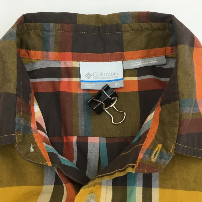 コロンビア Columbia シャツ、ブラウス 半袖 Columbia ブッシュウィックメドウズ 半袖 Tシャツ PM7834 XS チェック マルチカラー / マルチカラー / multicolor メンズ USED 古着 中古 10156922