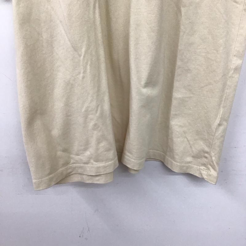 ザラ ZARA Tシャツ 半袖 半袖カットソー プリントTシャツ クルーネックカットソー L プリント ベージュ / ベージュ / beige メンズ USED 古着 中古 10156924
