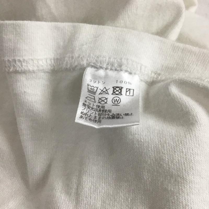 サプール SAPEur Tシャツ 半袖 半袖カットソー プリントTシャツ クルーネックカットソー L プリント 白 / ホワイト / white メンズ USED 古着 中古 10156925