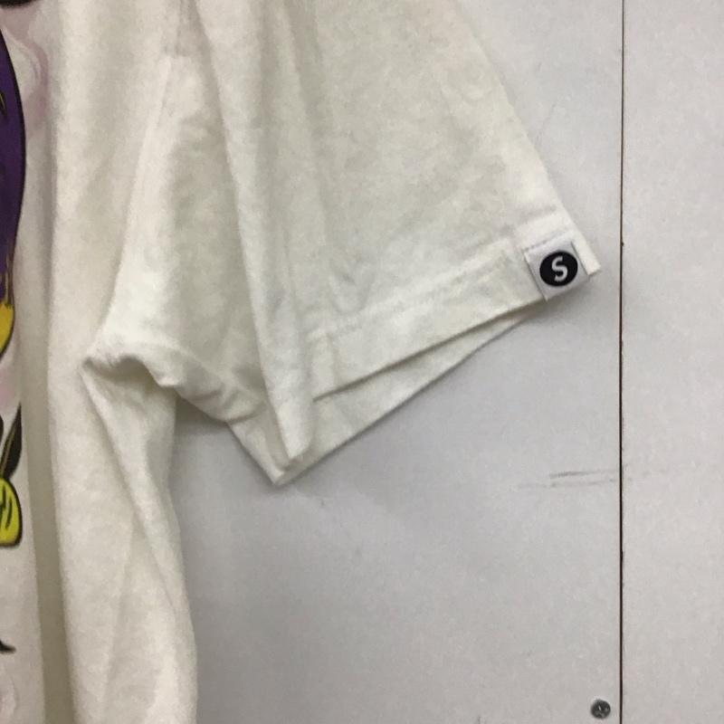 サプール SAPEur Tシャツ 半袖 半袖カットソー プリントTシャツ クルーネックカットソー L プリント 白 / ホワイト / white メンズ USED 古着 中古 10156925