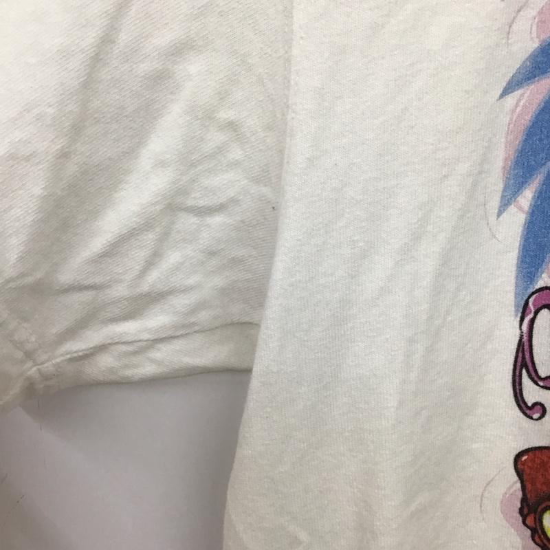 サプール SAPEur Tシャツ 半袖 半袖カットソー プリントTシャツ クルーネックカットソー L プリント 白 / ホワイト / white メンズ USED 古着 中古 10156925