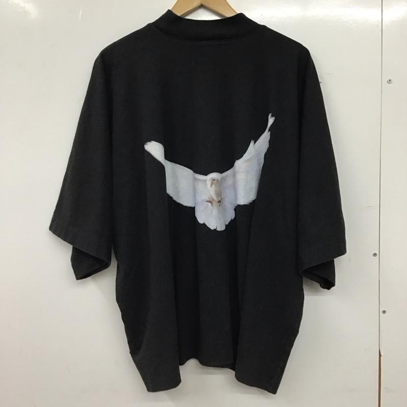 ギャップ GAP カットソー 半袖 半袖カットソー 無地Tシャツ クルーネックカットソー M ロゴ、文字 黒 / ブラック / black メンズ USED 古着 中古 10156927