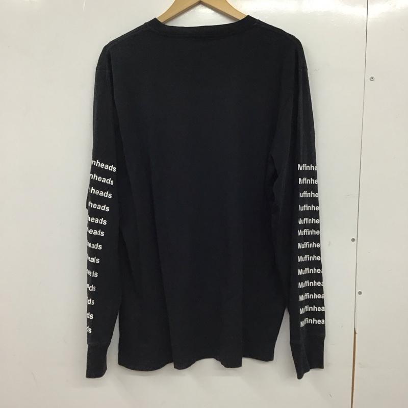 ディーゼル DIESEL カットソー 長袖 長袖カットソー クルーネックカットソー プリントカットソー M プリント 黒 / ブラック / black メンズ USED 古着 中古 10156929
