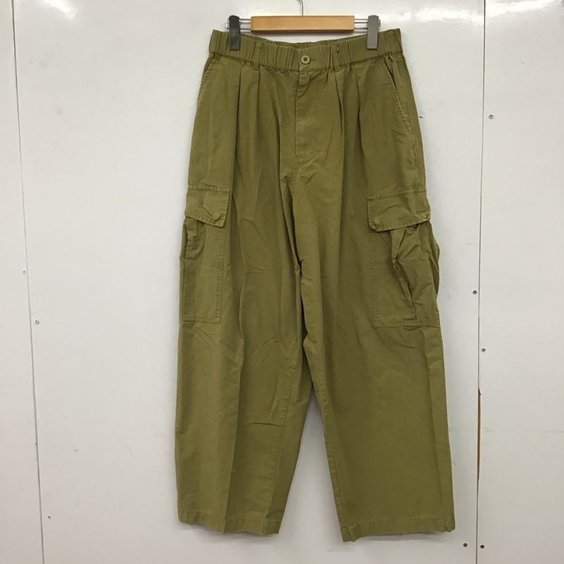 ザラ ZARA パンツ ワークパンツ、ペインターパンツ カーゴパンツ ミリタリーパンツ ワイドパンツ S 無地 カーキ / カーキ / khaki メンズ USED 古着 中古 10156933