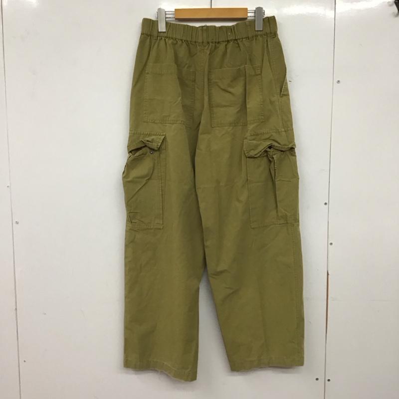 ザラ ZARA パンツ ワークパンツ、ペインターパンツ カーゴパンツ ミリタリーパンツ ワイドパンツ S 無地 カーキ / カーキ / khaki メンズ USED 古着 中古 10156933