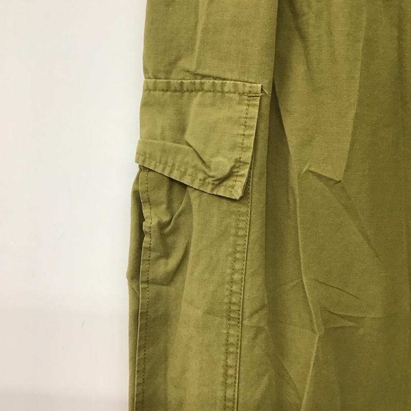 ザラ ZARA パンツ ワークパンツ、ペインターパンツ カーゴパンツ ミリタリーパンツ ワイドパンツ S 無地 カーキ / カーキ / khaki メンズ USED 古着 中古 10156933