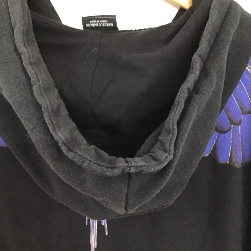マルセロ・バーロン MARCELO BURLON パーカー 長袖 長袖パーカー プルオーバーパーカー スウェット M プリント ダークグレー / ダークグレー / メンズ USED 古着 中古 10156936