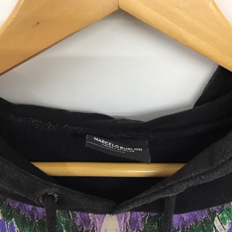 マルセロ・バーロン MARCELO BURLON パーカー 長袖 長袖パーカー プルオーバーパーカー スウェット M プリント ダークグレー / ダークグレー / メンズ USED 古着 中古 10156936