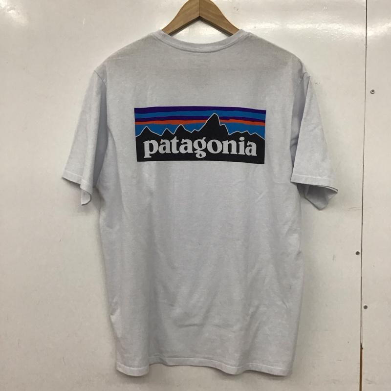 パタゴニア patagonia Tシャツ 半袖 半袖カットソー プリントTシャツ クルーネックカットソー M ロゴ、文字 白 / ホワイト / white メンズ USED 古着 中古 10156939