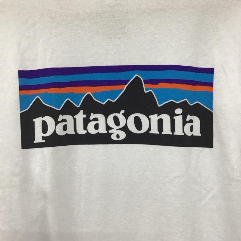 パタゴニア patagonia Tシャツ 半袖 半袖カットソー プリントTシャツ クルーネックカットソー M ロゴ、文字 白 / ホワイト / white メンズ USED 古着 中古 10156939