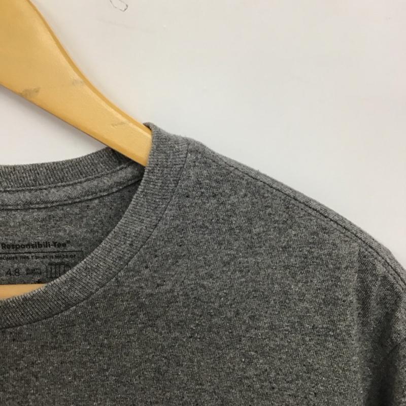 パタゴニア patagonia Tシャツ 半袖 半袖カットソー プリントTシャツ クルーネックカットソー M ロゴ、文字 灰 / グレー / gray メンズ USED 古着 中古 10156942