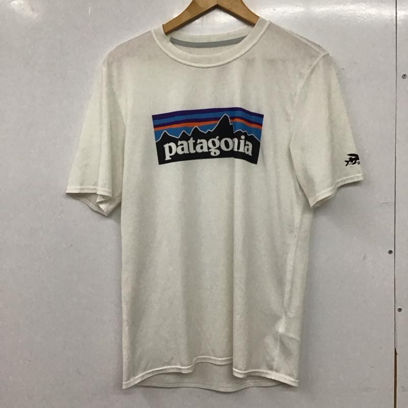 パタゴニア patagonia Tシャツ 半袖 半袖カットソー プリントTシャツ クルーネックカットソー S ロゴ、文字 白 / ホワイト / white メンズ USED 古着 中古 10156943