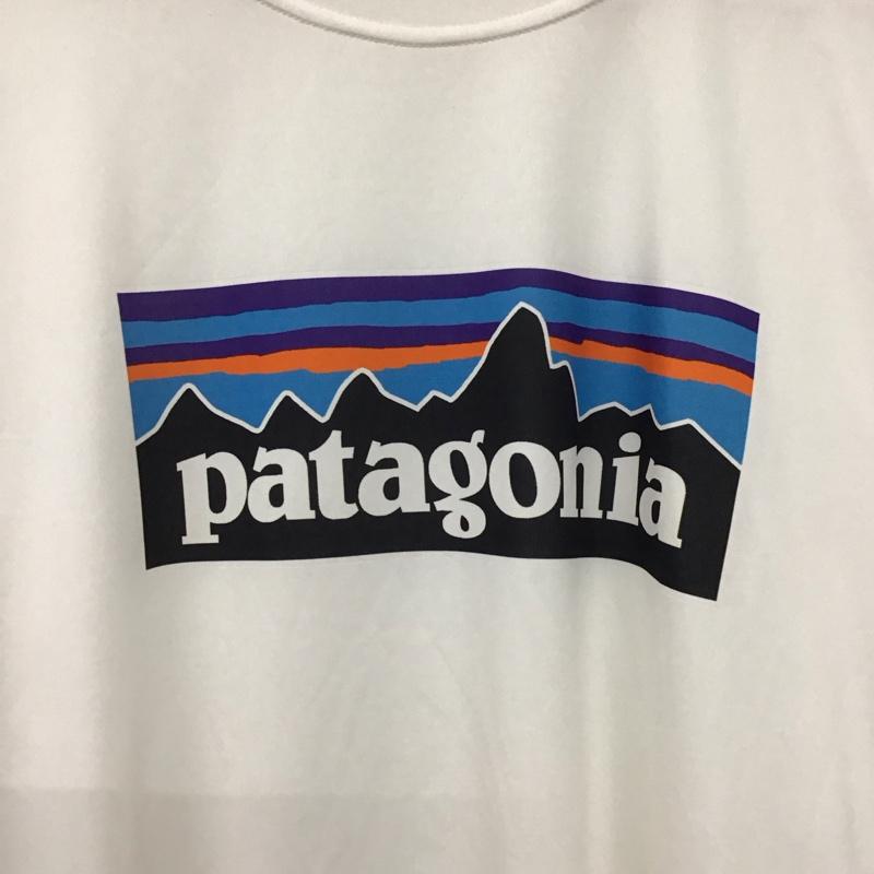 パタゴニア patagonia Tシャツ 半袖 半袖カットソー プリントTシャツ クルーネックカットソー S ロゴ、文字 白 / ホワイト / white メンズ USED 古着 中古 10156943
