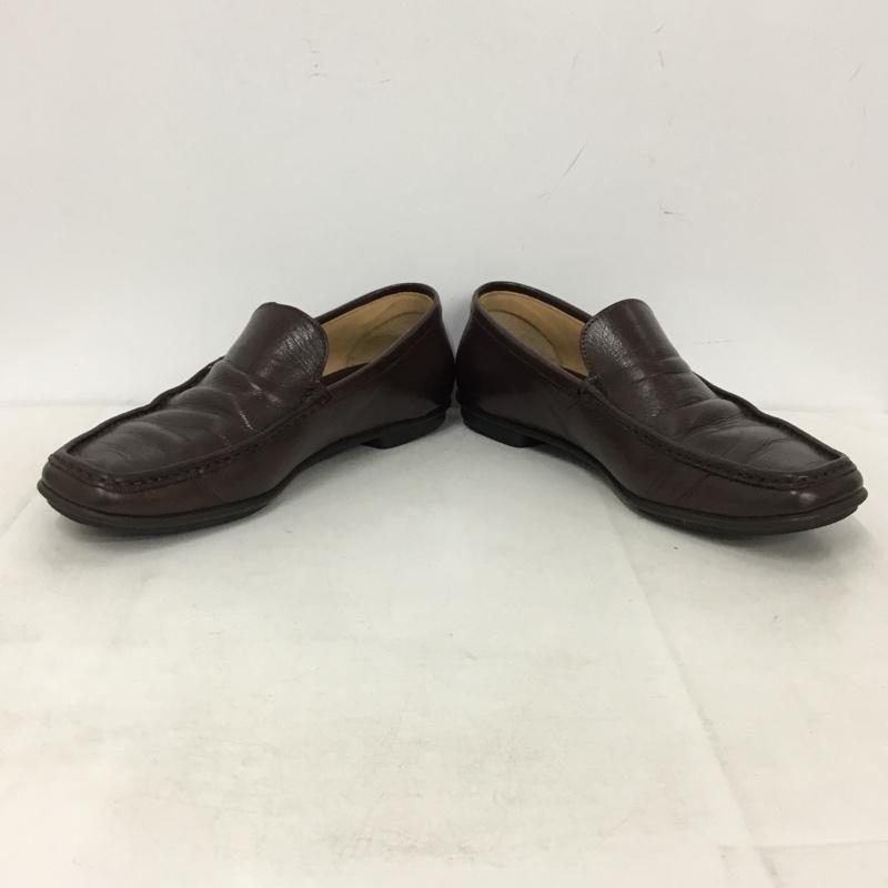 プラダ PRADA ローファー ローファー 0537 レザー 5 箱有 無地 茶 / ブラウン / brown レディース USED 古着 中古 10156944
