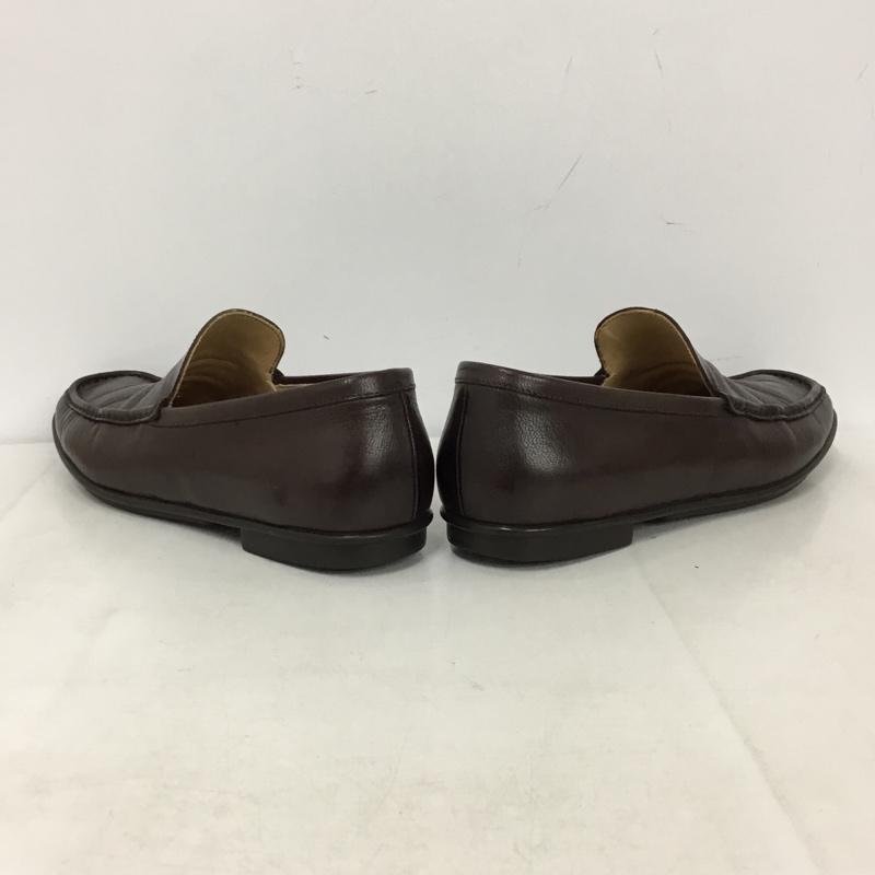 プラダ PRADA ローファー ローファー 0537 レザー 5 箱有 無地 茶 / ブラウン / brown レディース USED 古着 中古 10156944