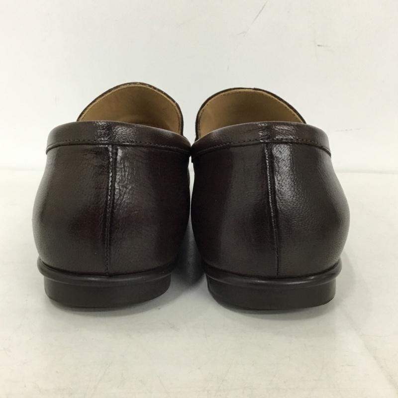 プラダ PRADA ローファー ローファー 0537 レザー 5 箱有 無地 茶 / ブラウン / brown レディース USED 古着 中古 10156944