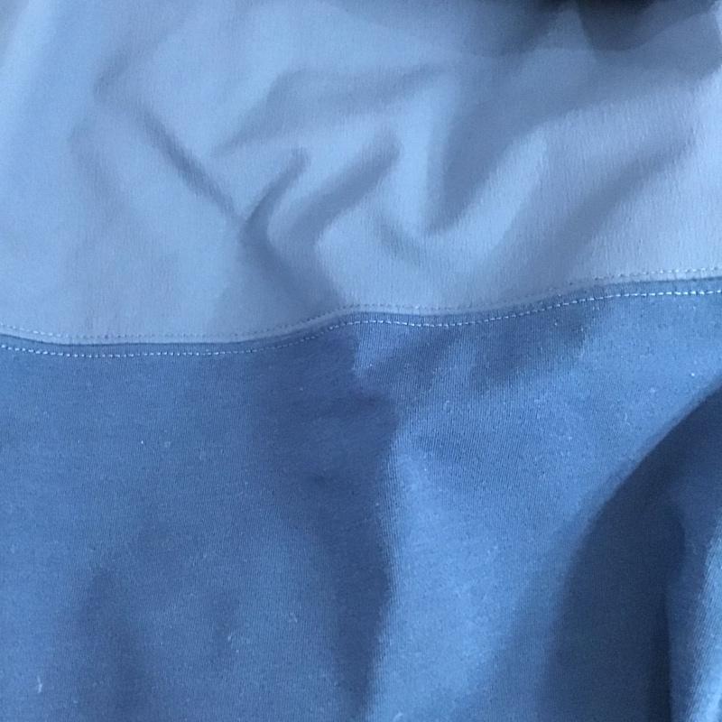 ザノースフェイス THE NORTH FACE Tシャツ 半袖 nt32298 ショートスリーブクライムハイブリッドクルー L ロゴ、文字 紺 / ネイビー / navy メンズ USED 古着 中古 10156945