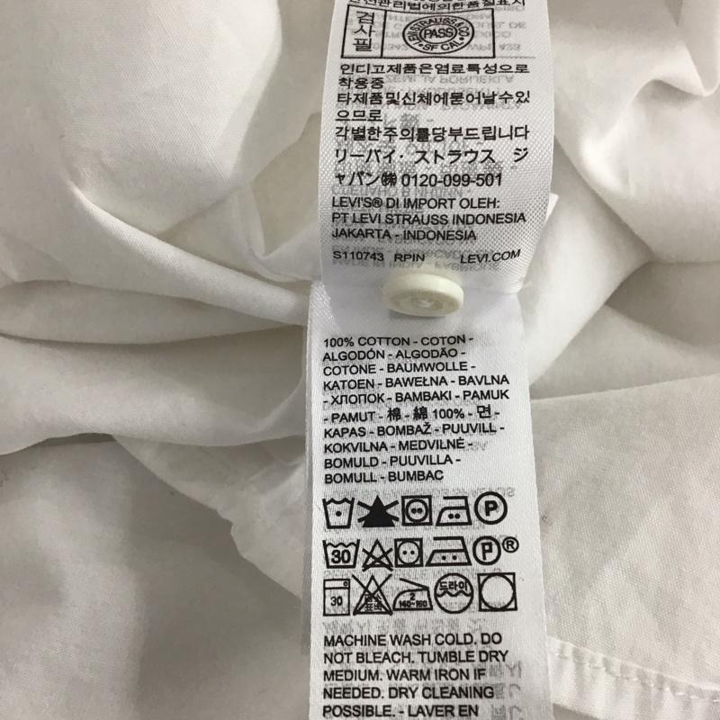 リーバイス Levi s シャツ、ブラウス 半袖 半袖シャツ 無地シャツ ポケットシャツ L 無地 白 / ホワイト / white メンズ USED 古着 中古 10156946