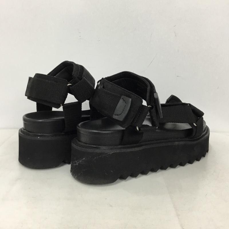 アドラー ADRER サンダル サンダル ADRsd196 シャークハイソールスポーティサンダル 箱有 M 無地 黒 / ブラック / black メンズ USED 古着 中古 10156947