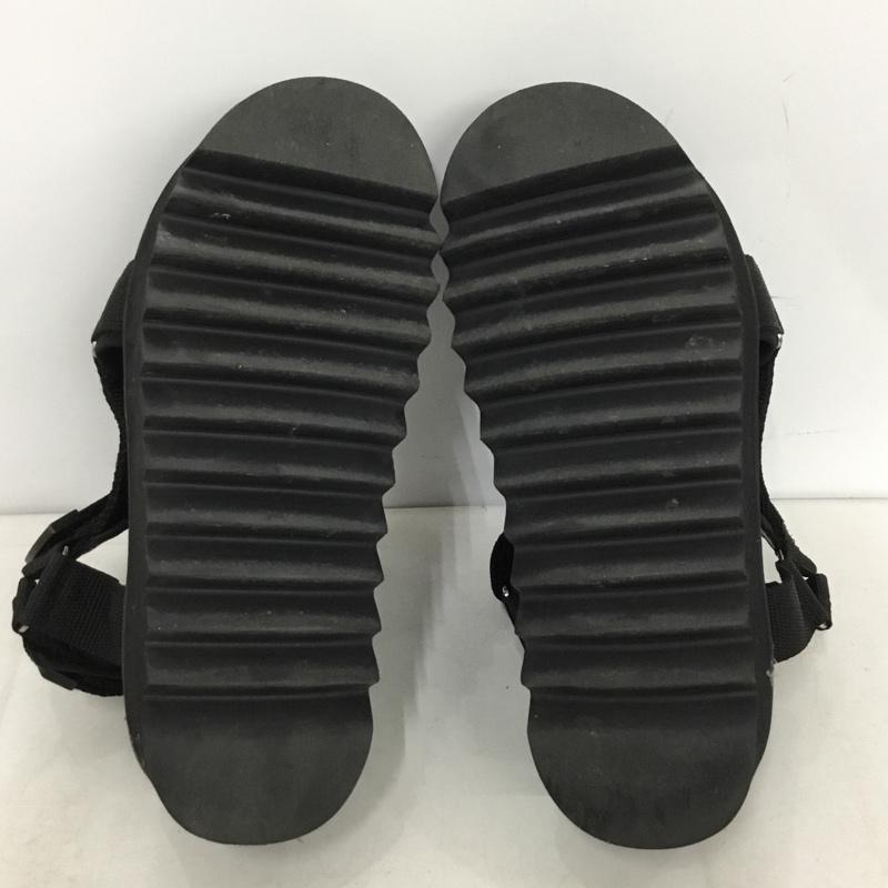 アドラー ADRER サンダル サンダル ADRsd196 シャークハイソールスポーティサンダル 箱有 M 無地 黒 / ブラック / black メンズ USED 古着 中古 10156947